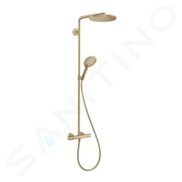 HANSGROHE Raindance Select S Sprchový set Showerpipe s termostatem, 3 proudy, kartáčovaný bronz 