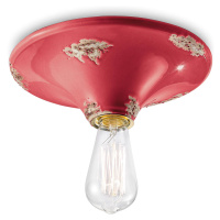 Ferroluce Vintage stropní svítidlo C134 červené
