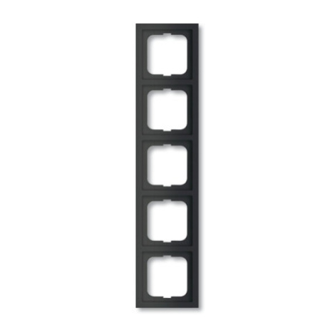 ABB Future Linear pětirámeček mechová černá 1754-0-4423 (1725-885K) 2CKA001754A4423