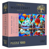 Trefl Wood Craft Origin Puzzle Barevné balóny 1000 dílků - Trefl