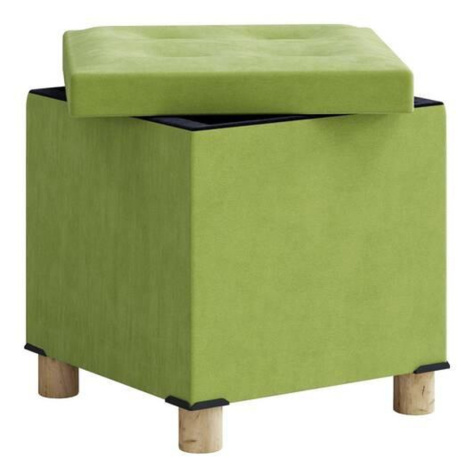 Zelené úložné sedací boxy