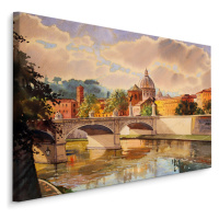 Plátno Řeka Tiber V Římě Varianta: 90x60