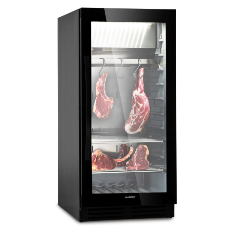 Klarstein Steakhouse Pro 233 Onyx, lednice na zrání masa, 233 l, 1 zóna, 1-25 °C, dotykové ovlád