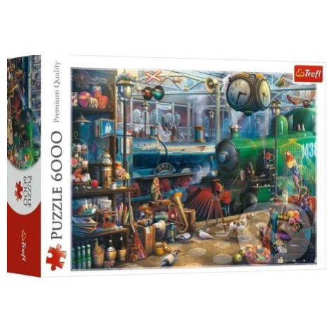 Trefl Puzzle 6000 - Návšteva Londýna - puzzle z kategorie Umělecké