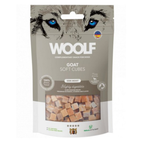 WOOLF Pamlsky pro psy soft cubes kozí 100 g