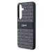 Zadní kryt DKNY PC/TPU Repeat Pattern Tonal Stripe pro Samsung Galaxy S24, černá