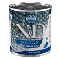 N&D Ocean Dog Adult Salmon & Codfish 285 g