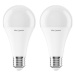 AlzaPower LED 18-115W, E27, 2700K, set 2ks