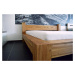 Oak´s Dubová postel Fortis 15 cm masiv rustik - 180x200 cm
