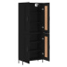 vidaXL Skříň highboard černá 69,5 x 34 x 180 cm kompozitní dřevo