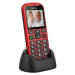 Tlačítkový telefon pro seniory CPA Halo 19, červená