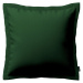 Dekoria Mona - potah na polštář hladký lem po obvodu, zelená, 45 x 45 cm, Quadro, 144-33