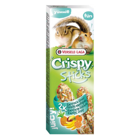 Tyčinky Versele-Laga Crispy s exotickým ovocem pro křečky a veverky 110g