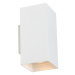 Designová nástěnná lampa bílý čtverec - Sab