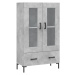 vidaXL Skříň highboard betonově šedá 69,5x31x115 cm kompozitní dřevo