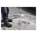 NORTHRUGS - Hanse Home koberce Kusový koberec Twin Supreme 104138 Blue/Cream kruh – na ven i na 
