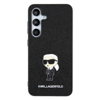 Kryt Karl Lagerfeld KLHCSA35GKNPSK A35 A356 black hardcase Fixed Glitter Ikonik Logo Metal Pin (