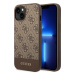 Kryt Guess GUHCP14SG4GLBR iPhone 14 6,1" brown hard case 4G Stripe Collection (GUHCP14SG4GLBR)