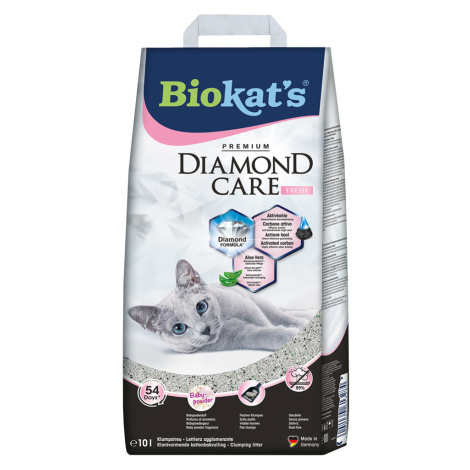 Biokat´s DIAMOND CARE Fresh podestýlka pro kočky - Výhodné balení 2 x 10 l Biokat's