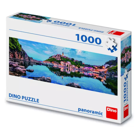 Puzzle panoramic 1000 dílků Ostrov Krk 1000 Dino