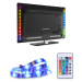 SOLIGHT WM504 LED RGB pásek pro TV, 2x 50cm, USB, vypínač, dálkový ovladač