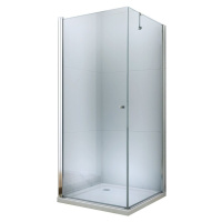 MEXEN/S PRETORIA sprchový kout 80x110, transparent, chrom 852-080-110-01-00