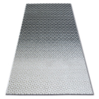 Dywany Lusczow Kusový koberec LISBOA 27208/356 structural černý / šedý