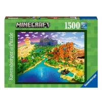 Ravensburger Minecraft: Svět Minecraftu Puzzle 1500 dílků