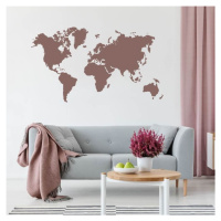 Šablona na zeď - Mapa světa