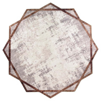 Béžový kulatý koberec ø 160 cm - Vitaus