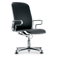 ICF - Židle CLOUD MEETING s vysokým opěrákem a kluzáky