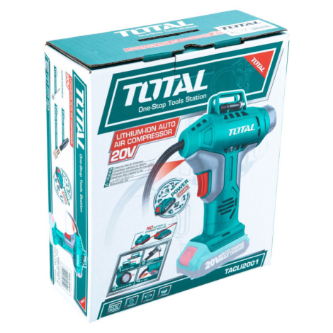 kompresor AKU, 20V Li-ion, bez baterie a nabíječky Total