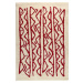 Krémovo-červený koberec Bonami Selection Morra, 140 x 200 cm