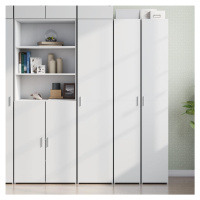 vidaXL Skříň highboard bílá 40 x 42,5 x 185 cm kompozitní dřevo