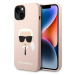 Kryt Karl Lagerfeld KLHCP14MSLKHLP iPhone 14 Plus 6,7" hardcase pink Silicone Karl`s Head (KLHCP