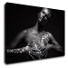 Impresi Obraz Portrét ženy černo stříbrný - 60 x 40 cm