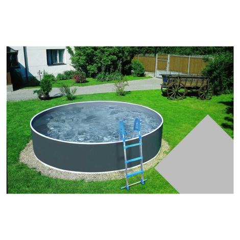 Planet Pool Náhradní bazénová fólie Grey pro bazén průměr 4,6 m x 1,2 m