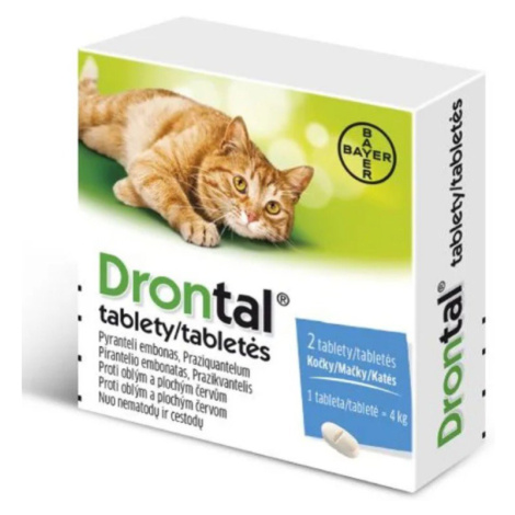 Drontal pro kočky 2 tbl
