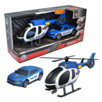 CITY SERVICE CAR - 1:14 Policie set vrtulník + auto