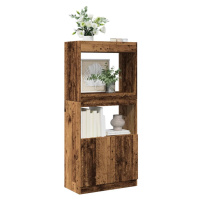 vidaXL Skříň highboard old wood 63 x 33 x 140 cm kompozitní dřevo