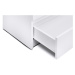 KONSIMO Komoda ODIS 4 zásuvky bílá 70 x 96 x 40 cm