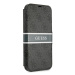 Guess GUBKP13S4GDGR knížkové pouzdro iPhone 13 Mini 5.4" grey book 4G Stripe