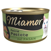 Masová paštika Miamor Katzenzarte s bažantem 12 × 85 g