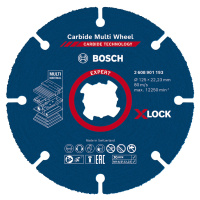 BOSCH Expert 125mm víceúčelový řezný kotouč Carbide Multi Wheel X-LOCK/M14