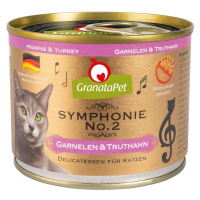 GranataPet Symphonie No. 2 s krevetami a krocanem, 6 x 200 g