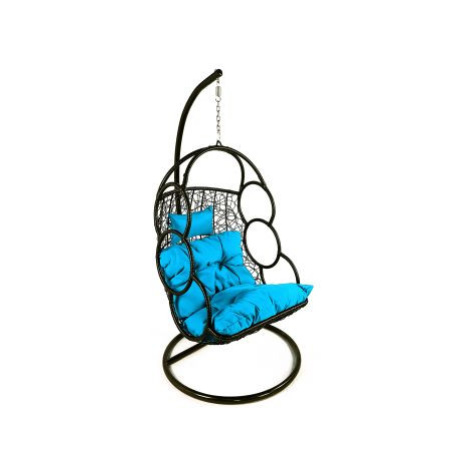 Závěsné relaxační křeslo SEWA - modrý sedák FOR LIVING