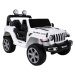 Elektrické autíčko Jeep Wrangler Rubicun bílé