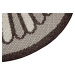 Hanse Home Collection koberce Protiskluzová rohožka Weave 105252 Taupe Brown Cream Rozměry kober
