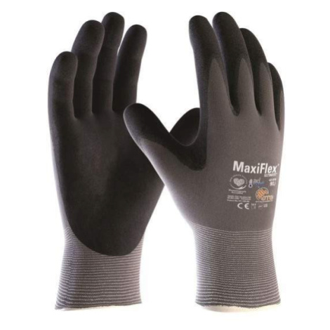 Rukavice MAXIFLEX® Ultimate™ 42-874 polomáčené šedé vel. 10 OMEGA