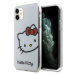 Pouzdro Hello Kitty IML Head Logo zadní kryt pro Apple iPhone 11 White